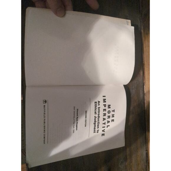The Moral Imperative, Second Edition by Vincent Ryan Ruggiero (1982, Softcover) - Picture 5 of 6
